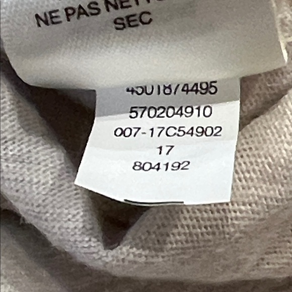 Chico's Shimmery Champagne Gold Short Sleeve High-Low Top Chico’s 3 (US size 16) - Picture 7 of 10